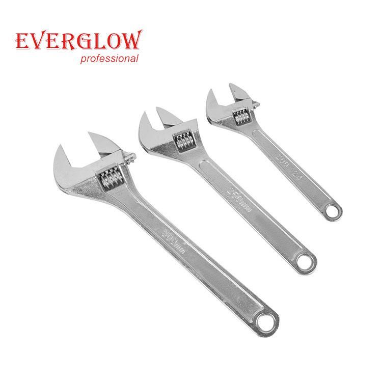 Hardware Tools Electroplating Adjustable Wrench Super Wide Adjustable Wrench