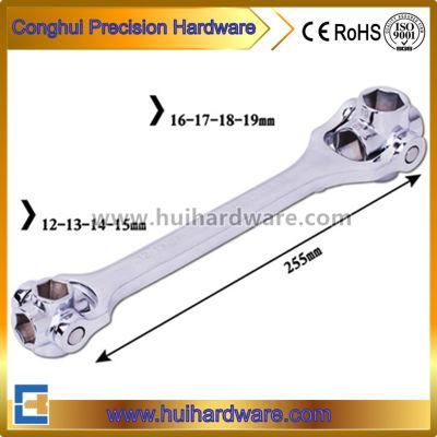 8 in 1 Flexible Socket Wrench with Mirror Surface