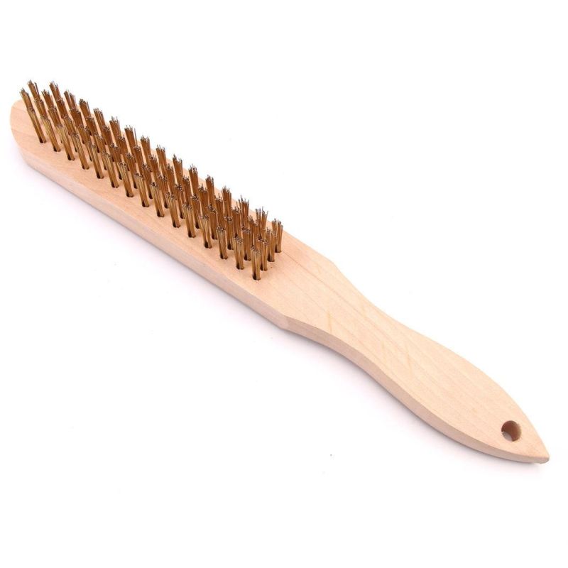 European Style Steel Wire Scratch Brush for Cleaning Rust