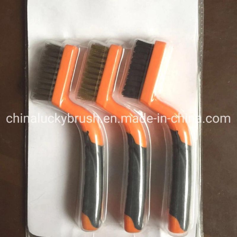 7 Inch Double Colour Wire Set Brush (YY-566)