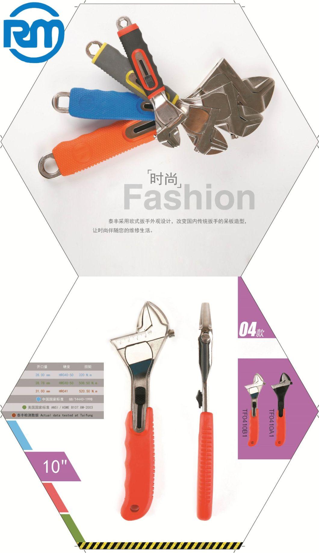 Flexible Ratchet Combination Wrench American ASME Standards Durable Sliding Adjusting Button Material Trr Strength