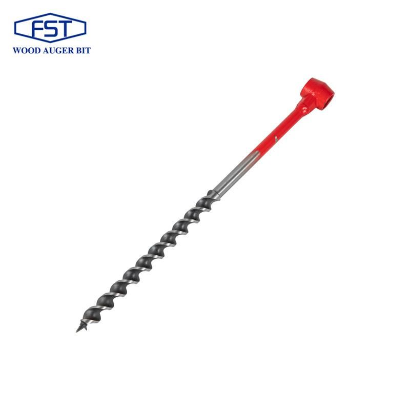 Hand Brace Wood Auger Bit with Double Flutes Wood Drill Bits Set