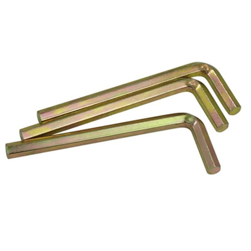 Hot Sale Hardened Hex Allen Key Hex Wrench with Zinc Plated