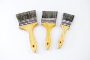 Plastic Wire Paint Brush with Wooden Handle