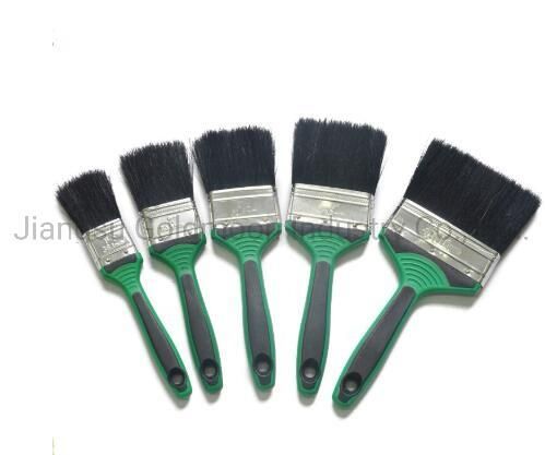 Double Colour Plastic Handle Power Paint Painting Flat Brush