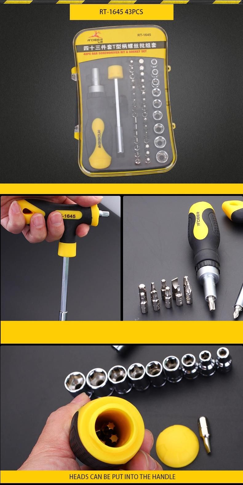 43-in-1 Ratchet Screwdriver Set for Auto Repair