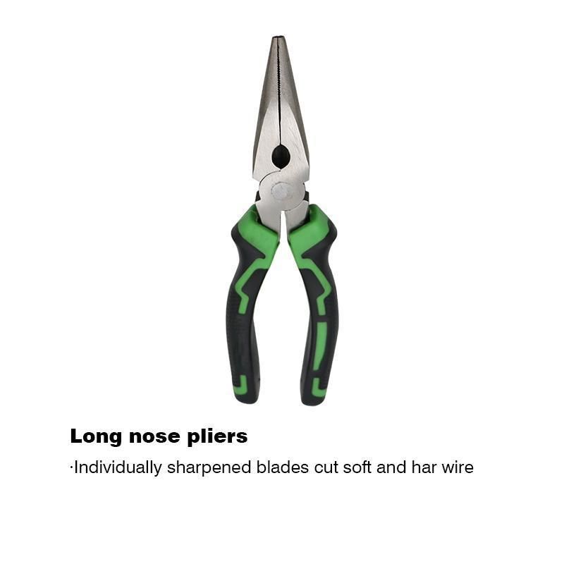 Wire Side Cutter Alicate Hand Tool Pliers Long Nose Diagonal Cutting Combination Pliers High Quality Hardware Tools Industrial Combination Pliers