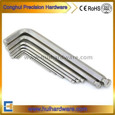 Nickel-Plated Long Arm Cr-V Ball End Hex Spanner