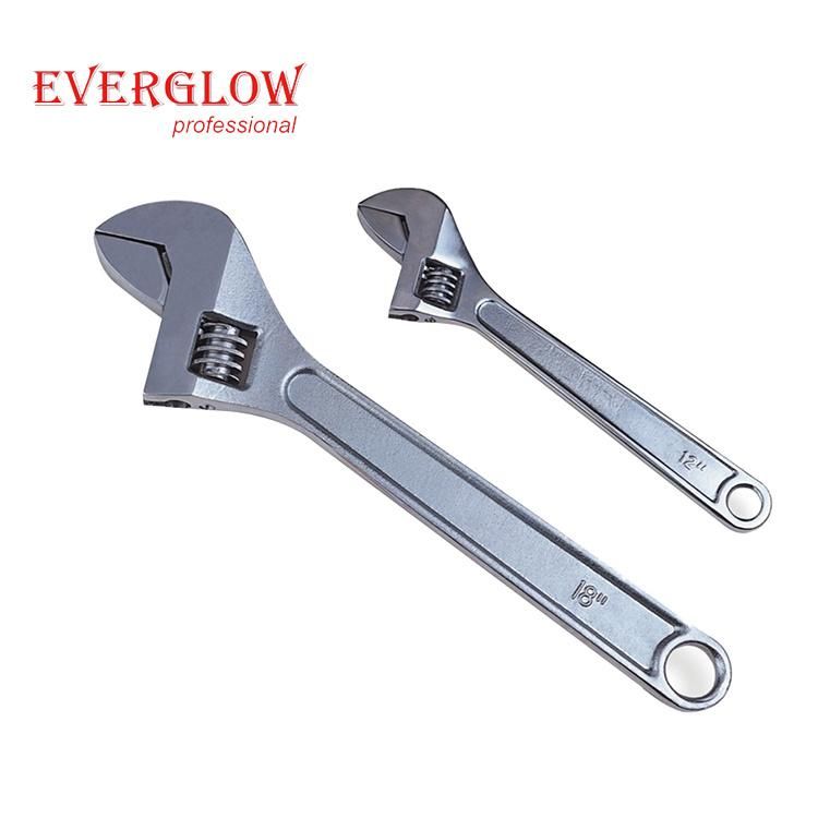 Hardware Tools Electroplating Adjustable Wrench Super Wide Adjustable Wrench