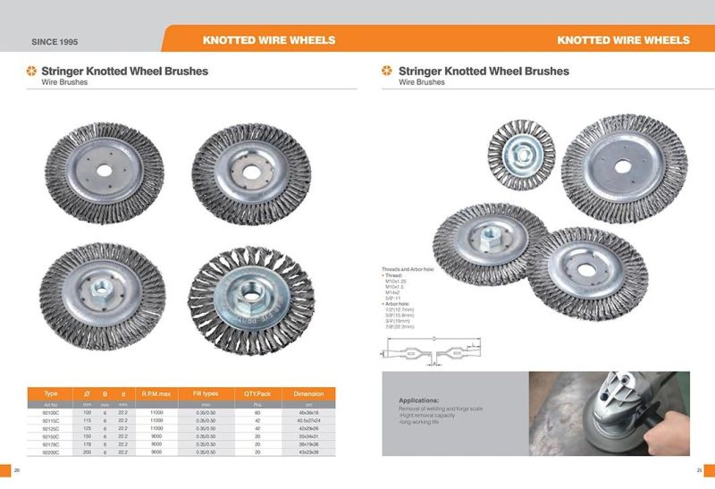 Steel Wire Brush Strips Brush for Polishing Cleaning & Rust Removal