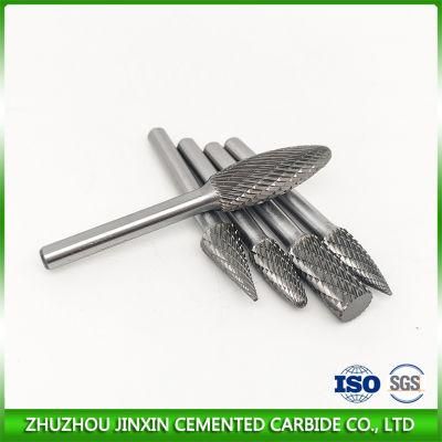 5PCS Shank Dia Burr Carbide File Die Grinder Bits Tungsten Carbide Rotary Burrs Set