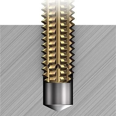 Hsse Roll Taps with Oil Groove DIN 371/376 Form C Tin/Ticn M4X0.7