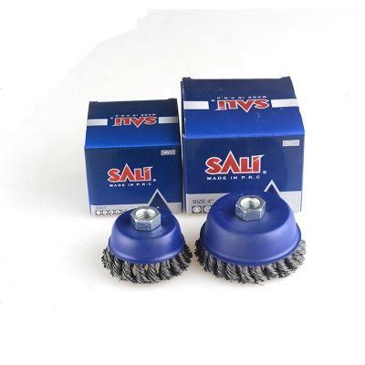 Bowl Shaped Twisted Steel Wire Brush