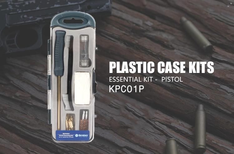 Professional Pistol Plastic Case Essential Kit Gun Tool Cleaning Brush