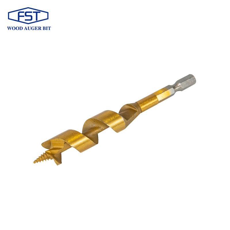 Hand Brace Wood Auger Bit with Double Flutes Wood Drill Bits Set