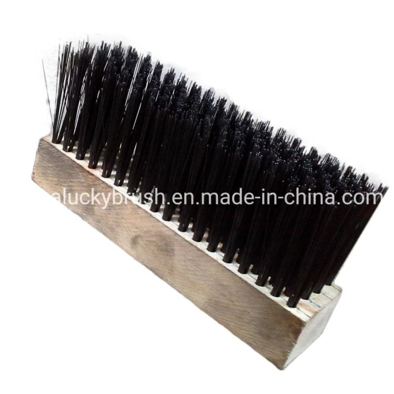 Wooden Base Steel Wire Scrubbing Brush (YY-332)