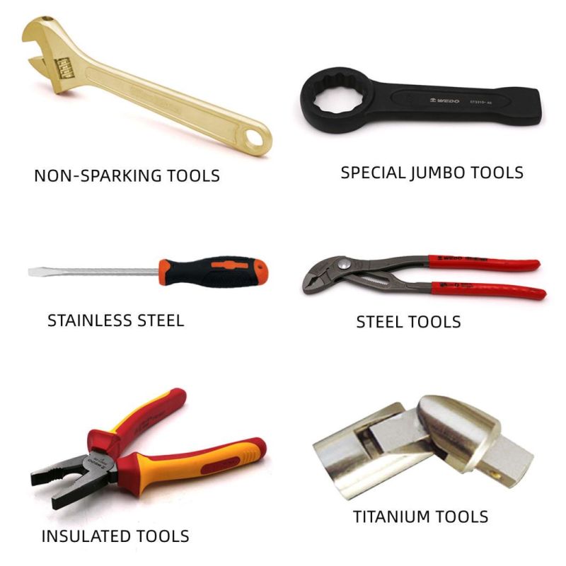 WEDO Hot Sale Non-Sparking Wrench Striking/Slogging Open Wrench Spanner Beryllium Copper Metric&Imperial