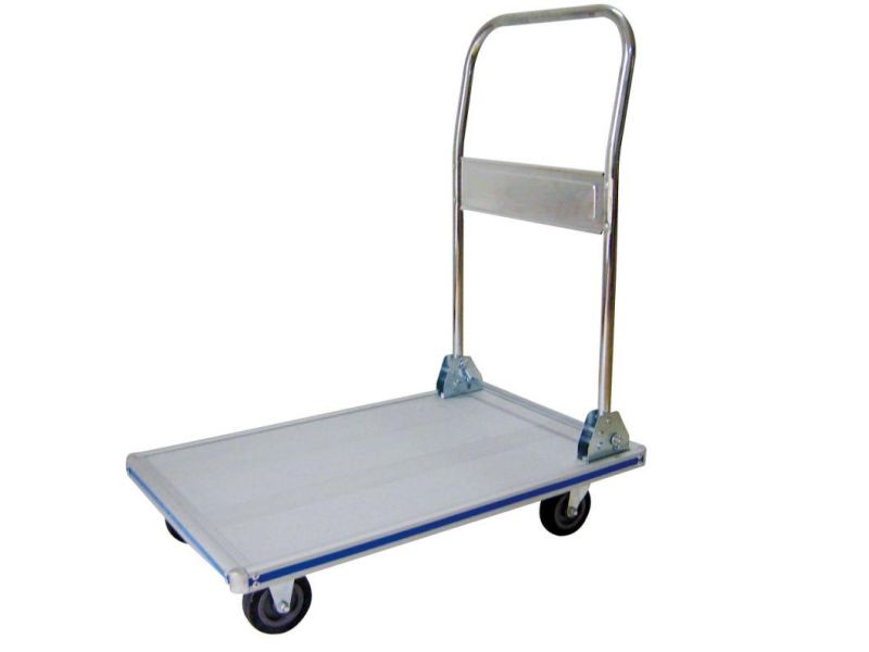 Aluminium Suppermarket Trolley Foldable Hand Truck