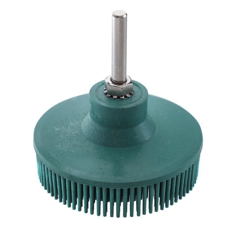 Electric Drill Disc Brush Emery Rubber Abrasive Brush Deburring Polishing Brush