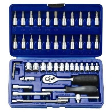 46PCS 1/4"Dr Socket Set in Blowing Case (FY1046B1)