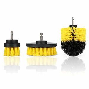 Car Detailing House Cleaning Carpet Cleaning Drill Brush Round Rotary Plastic Brushes 3PC Set