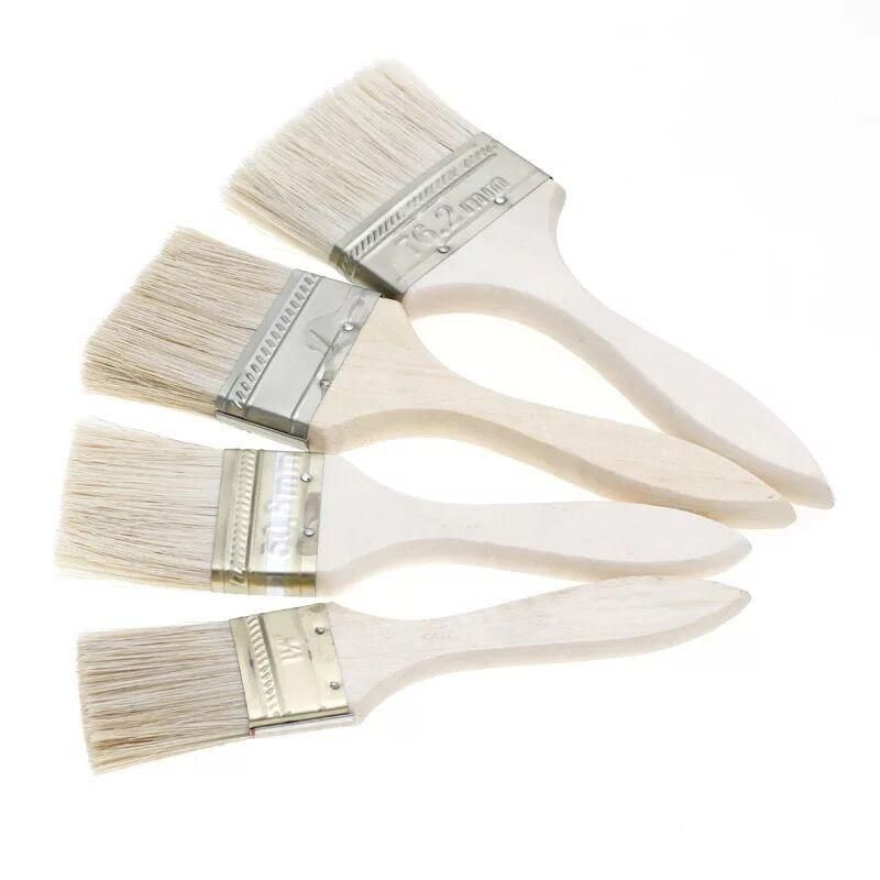 High Quality Angle Sash Paint Brush with Wooden Long Handle