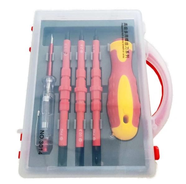 5 in 1 Insulated Multifunctional Dual Purpose Screwdriver with Electric Pen with Magnetoelectric Insulated Screwdriver Tool Set