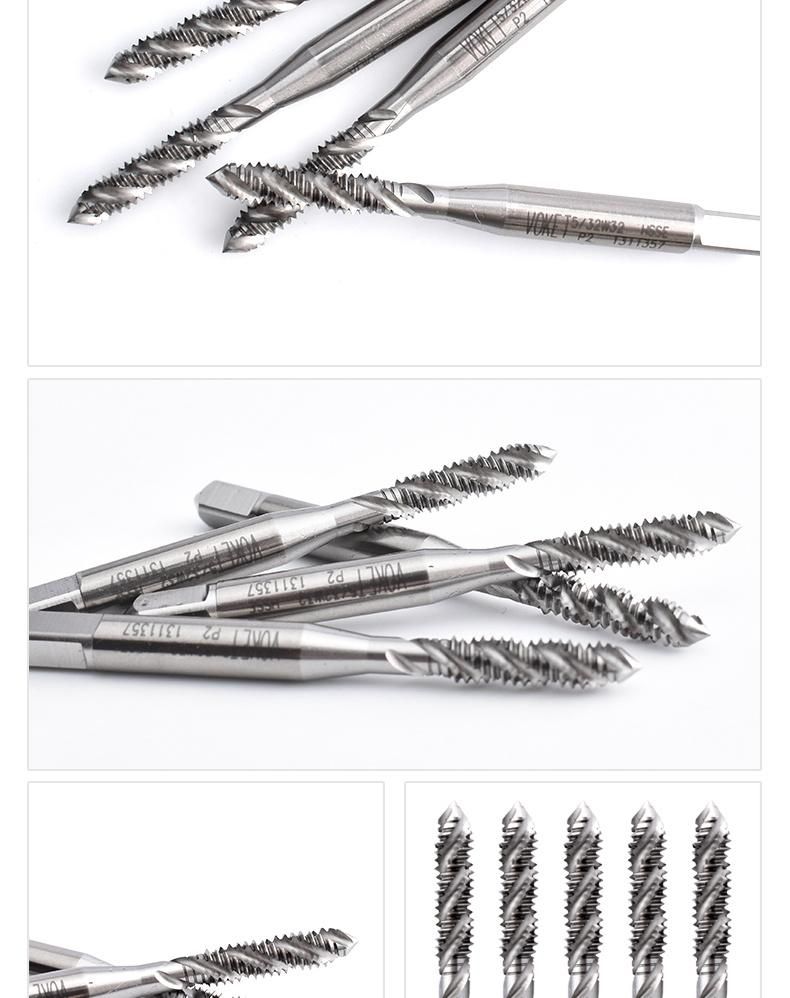 Hsse-M35 Spiral Fluted Taps Bsw W 1/8 5/32 3/16 7/32 1/4 5/16 3/8 7/16 1/2 Machine Screw Thread Tap