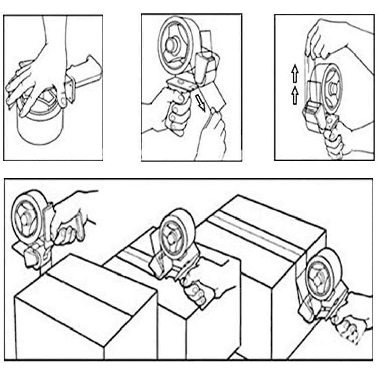 Tape Dispenser Tdc3-2b for Carton Box Packing