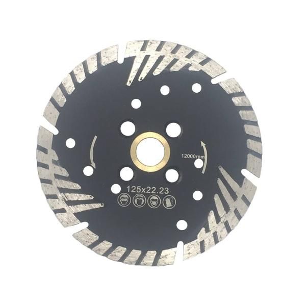 Flang Turbo Cutting Blade with Protective Teeth