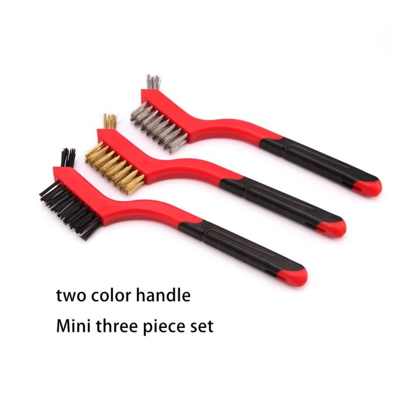 Mini Stainless Steel Brush Wire Wire Brush Set for Cleaning