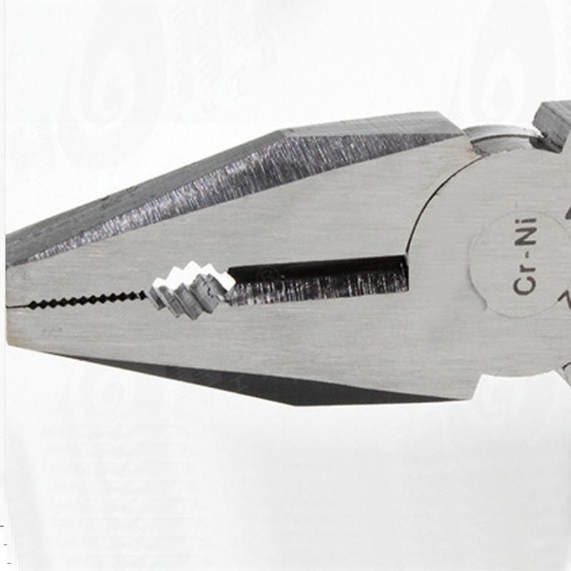 German Type Combination Pliers Nickel Plated