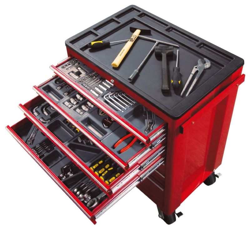 Heavy Duty Rolling Cabinet Garage Toolbox with Tools