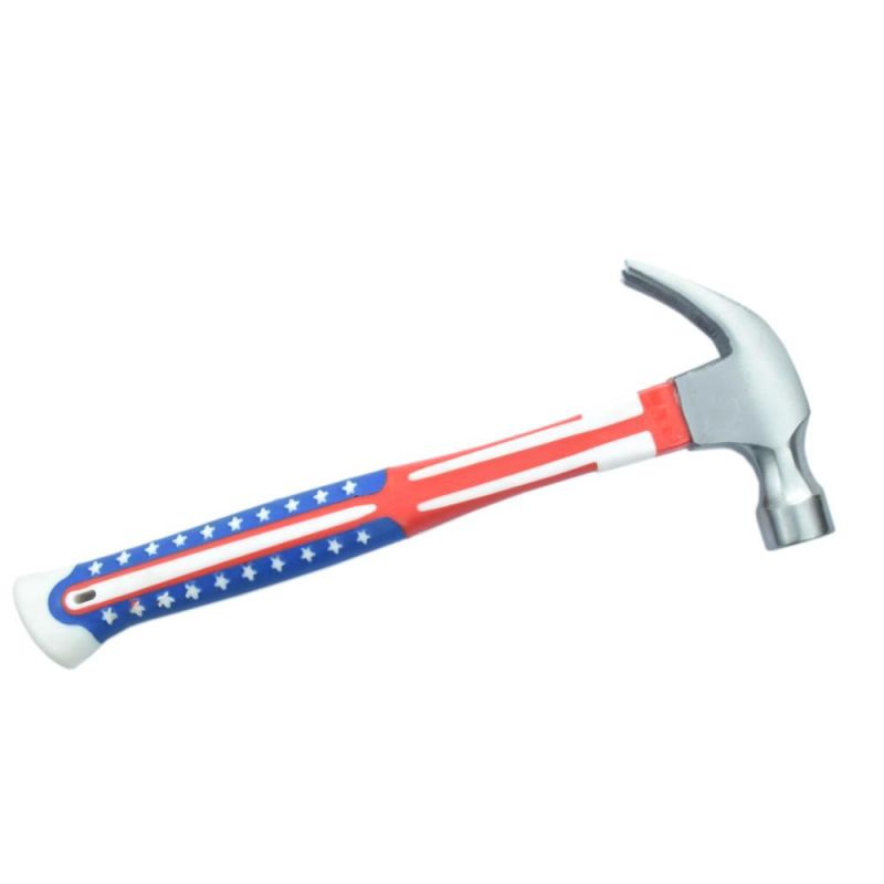 Wood Handle Fiberglasses Claw Hammer Forging Hammer in Guangzhou