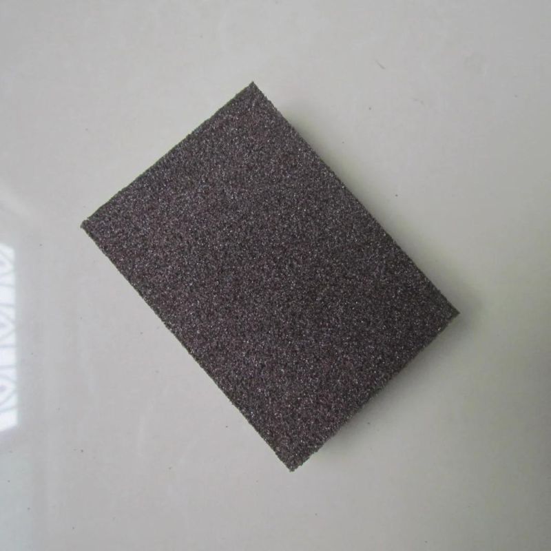 Factory Aluminum Oxide Abrasive Sanding Sponge Block for Wood and Metal