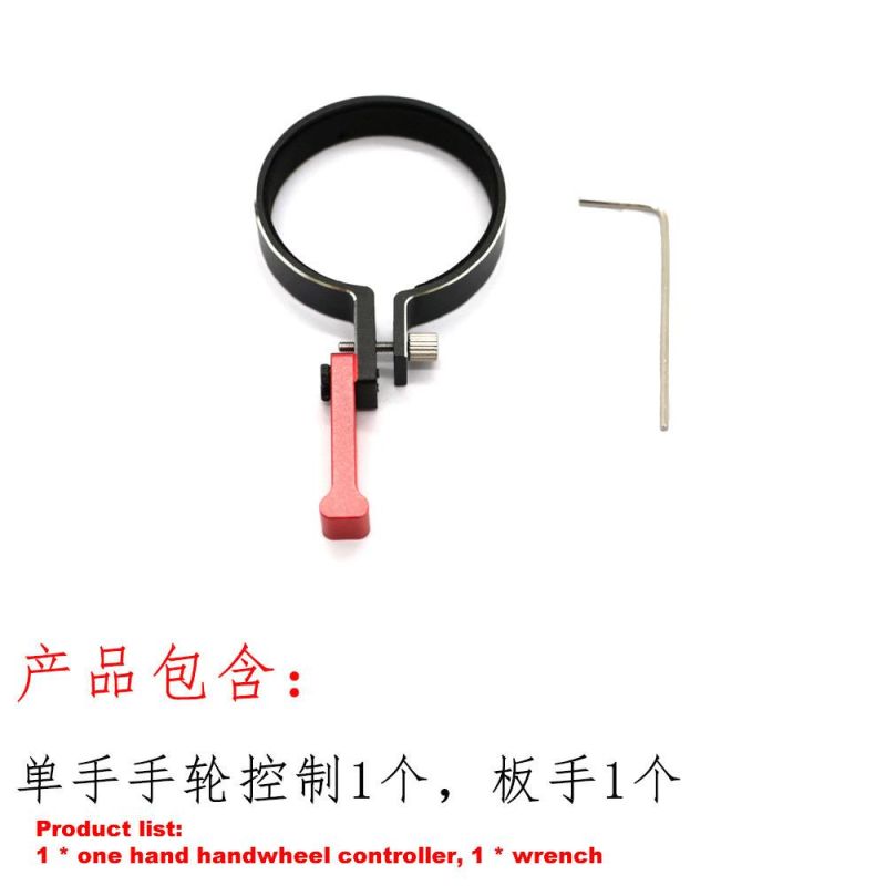 Aluminum Alloy Remote Control Single Hand Operation Handwheel Is Suitable for 1 / 10 RC Trx-4 Trx4 Trx6 Udr X-Maxx Summit Slash Xo-1 Scx10