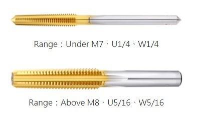 Ntw Screw and Torsert Coupler Type Nib HSS Nut Taps with Bent Shank