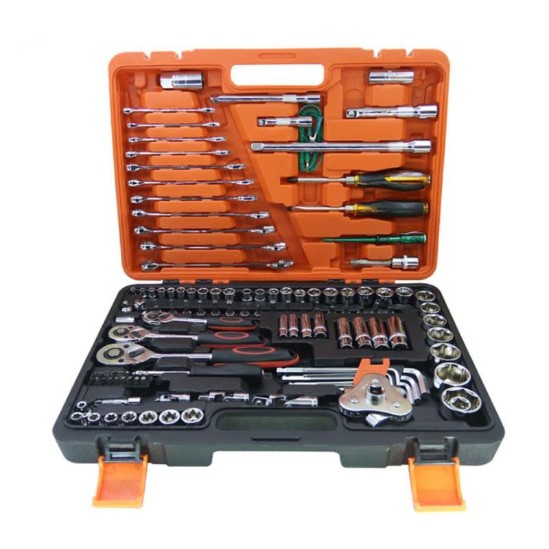 121 PCS Tool Set Kit Case Car Box Automotive Motorcycle Home Socket Mechanic Wrench Ratchet Sockets Sets Hand Tools