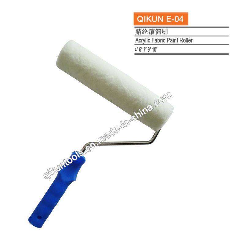 E-04 Hardware Decorate Paint Hand Tools Plastic Handle Acrylic Fabric Paint Roller