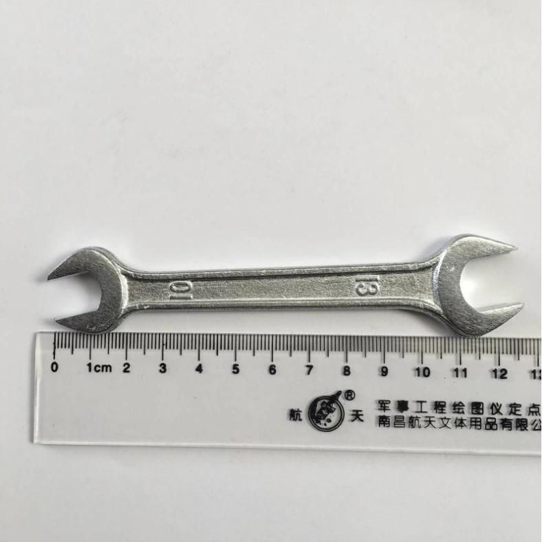 Galvanized Forging Wrench Double End Manual Open End Solid Wrench