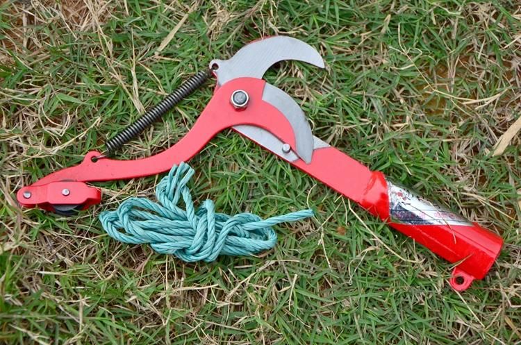 Pruning Saw Cutter Branch Extendable Scissors Fruit Tree Garden Trimmer Tool with Rope Wyz18395