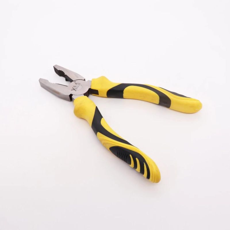 Customzied Logo Pliers with PVC Handle Made of Screw-Thread Steel Pliers