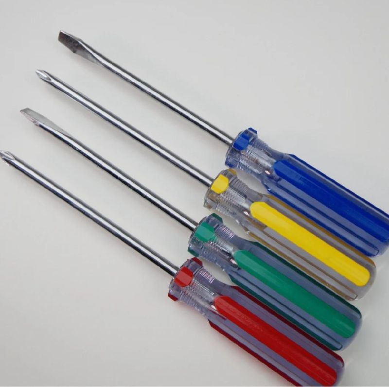 Professional Strong Magnetic Transparent Handle Blade Screwdriver