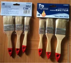 Russian Market 3/Set Paint Brushes Wood Handle China Bristle