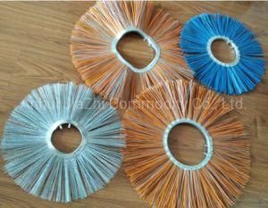 Customized PP+Steel Wire Disc Sweeper Brush with Flat/Vaulted Ring