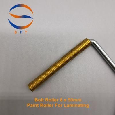 Copper Bolt Roller 6mm Diameter 50mm Length for Fiberglass Laminating