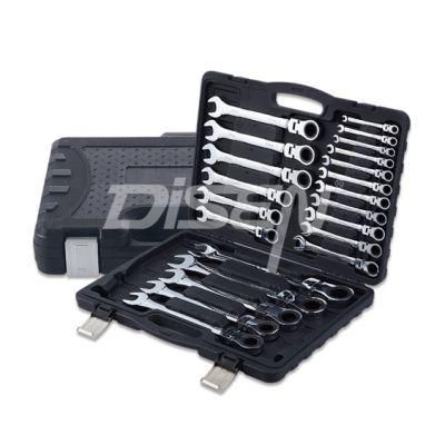 22PCS Ratchet Wrench Tool Set Dual-Use Fast Ratchet Combination Hardware Repair Set