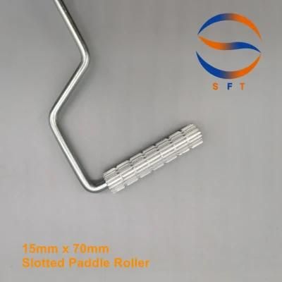 15mm Diameter Aluminium Slotted Paddle Rollers Hand Tools for FRP