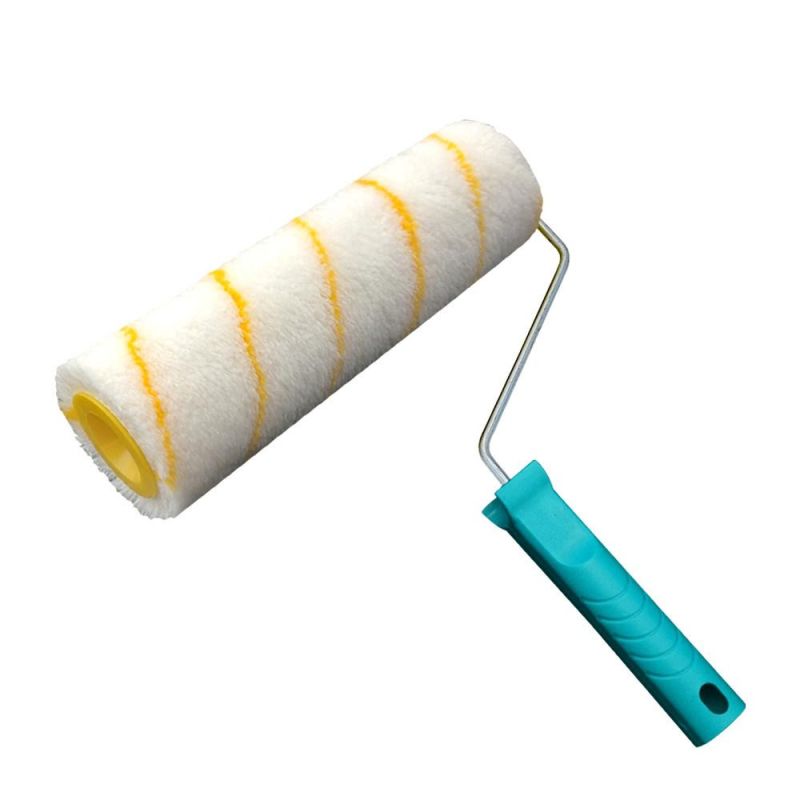 Yellow Stripe Acrylic Paint Roller Paint Brush Roller Brush