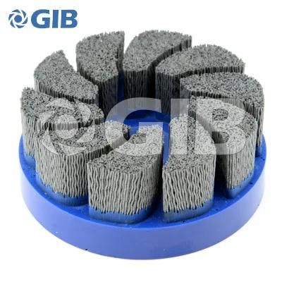 100 mm Turbine Style Abrasive Disc Brush for Hydraulic Valve, Grit 120